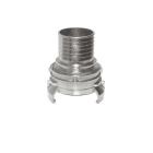Guillemin couplings with hose nipple, locking