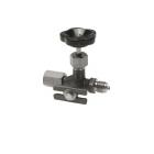 Pressure gauge shut-off valves DIN 16271 with test flange 60 x 25 x 10, PN 250 / 400